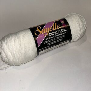 Sayelle yarn vintage 1001 white 4ply 4oz